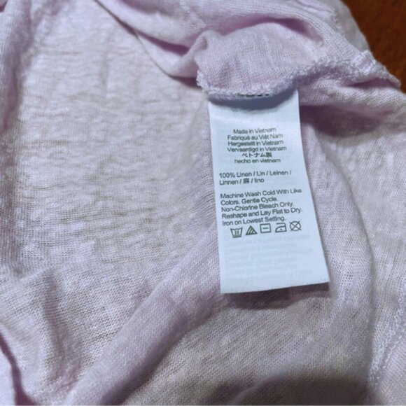J.Crew 100% Linen Knit Tank Top S - Light Lavender - EUC - Picture 4 of 4